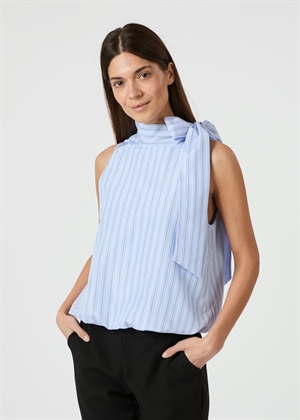 Veda stripe top Light Blue Neo Noir 